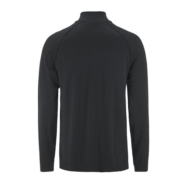 Craft Active Comfort LS HZ 2 – Bluză strat de bază cu fermoar scurt - Negru