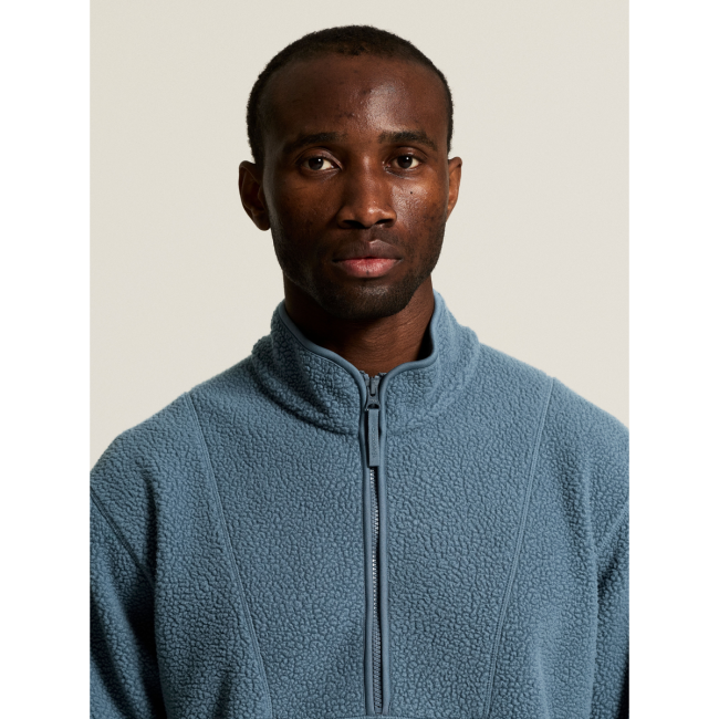 Craft Join Pile Fleece HZ – Bluză fleece pufos cu fermoar scurt - Albastru