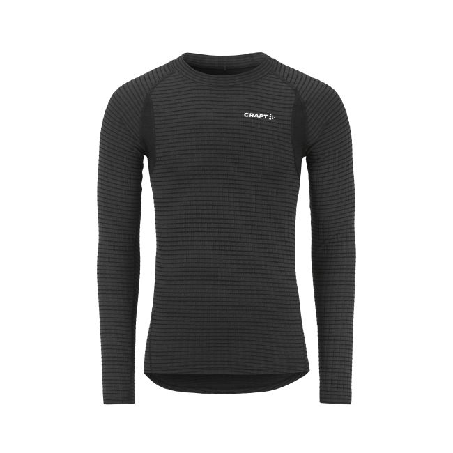 Craft Wool Extreme X LS 2 – Bluză strat de bază cu lână merinos - Negru