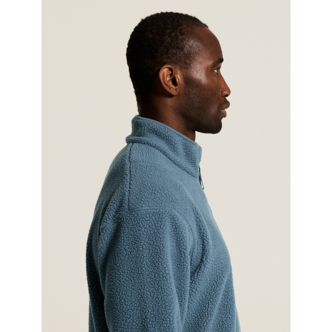 Craft Join Pile Fleece HZ – Bluză fleece pufos cu fermoar scurt - Albastru