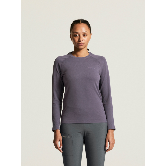 Craft Active Comfort LS 2 W – Bluză strat de bază - Mov (B763)