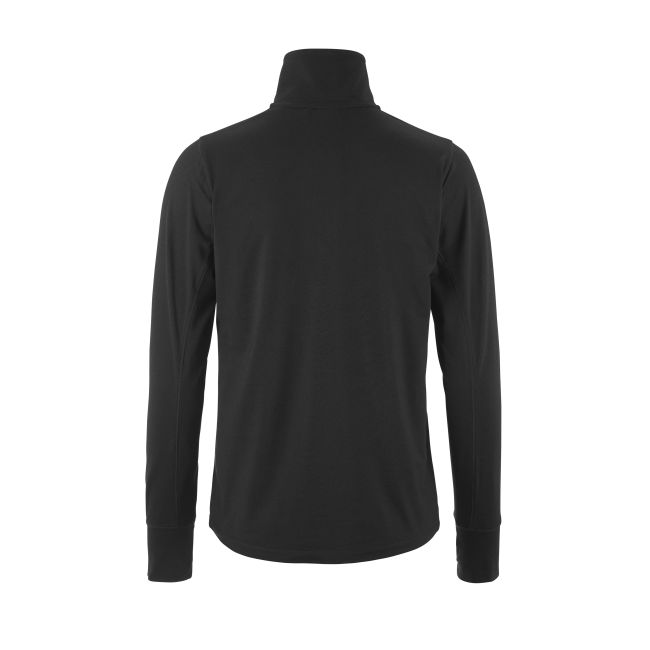 Craft Flow HZ LS W – Bluză caldă cu guler și fermoar scurt - Negru
