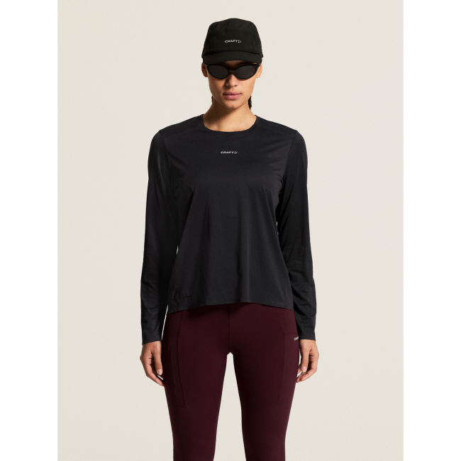 Craft Hypervent Longsleeve W – Bluză de alergare cu mânecă lungă - Negru