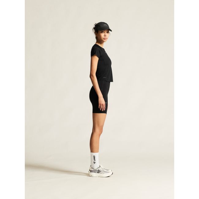Craft Hypervent Cropped Tee W – Tricou scurt de alergare - Negru