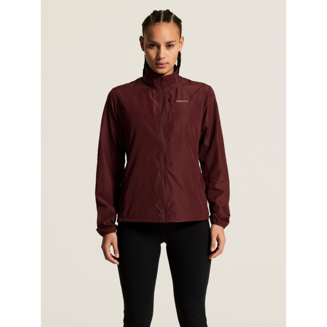Craft Essence Wind Jacket 2 W – Geacă de vânt de alergare - Roșu