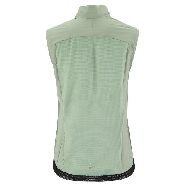 Craft Endur Light Wind Vest W – Vestă de vânt de ciclism ușoară - Verde