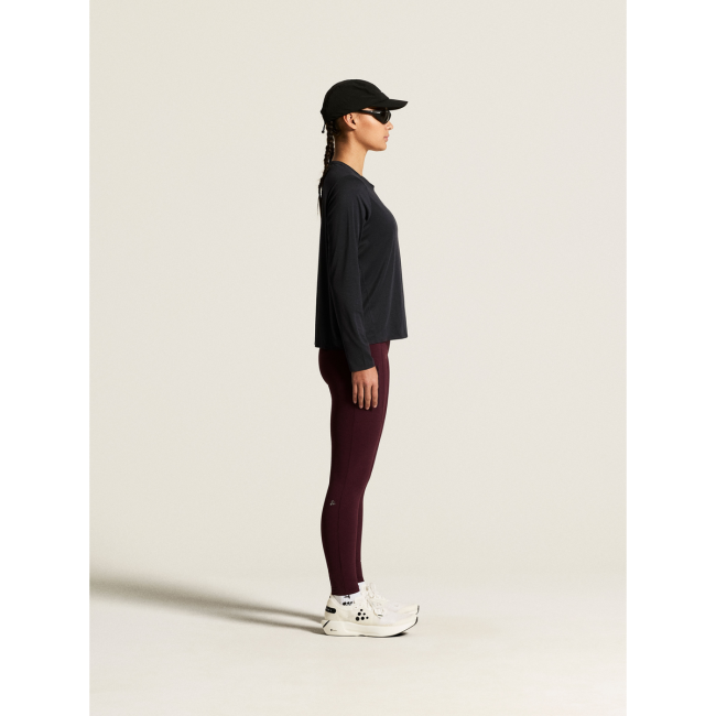 Craft Hypervent Longsleeve W – Bluză de alergare cu mânecă lungă - Negru