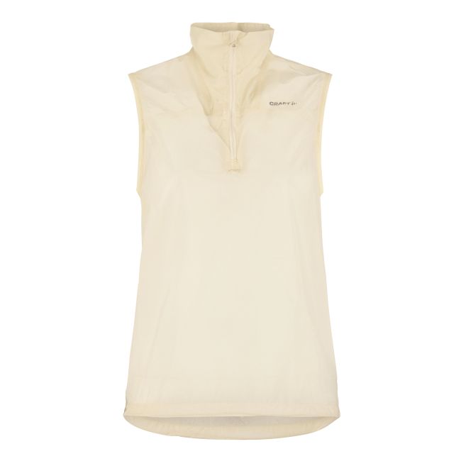 Craft Hypervent Light Wind Vest W – Vestă de vânt de alergare ultraușoară - Alb