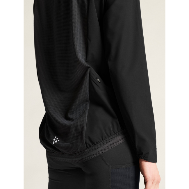 Craft Endur Light Wind Jacket W – Geacă de vânt de ciclism ușoară - Negru