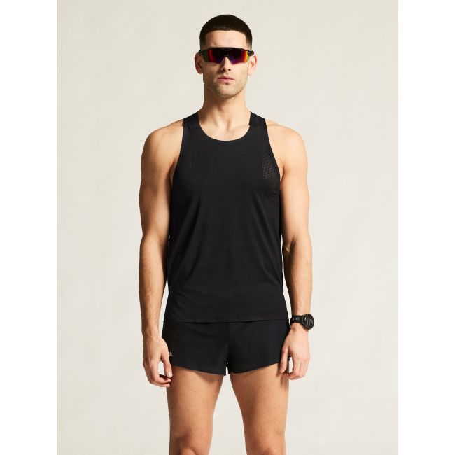 Craft Race Day Singlet 2 – Maiou de concurs - Negru