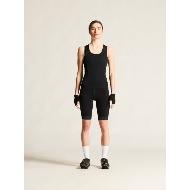 Craft Endur Cargo Bib Shorts C3 W – Pantaloni scurți de ciclism cargo cu bretele - Negru