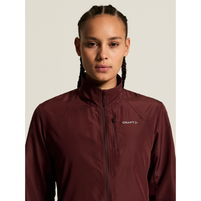 Craft Essence Wind Jacket 2 W – Geacă de vânt de alergare - Roșu