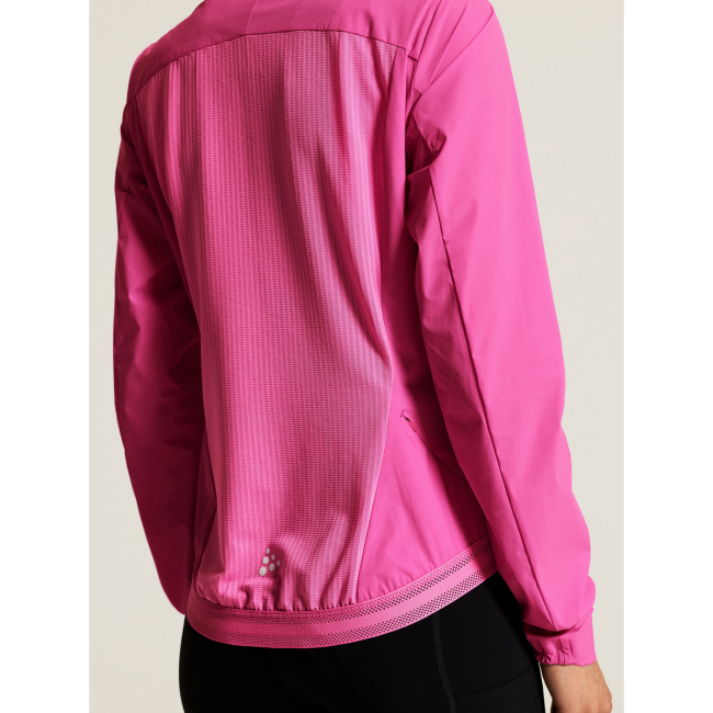 Craft Endur Light Wind Jacket W – Geacă de vânt de ciclism ușoară - Roz
