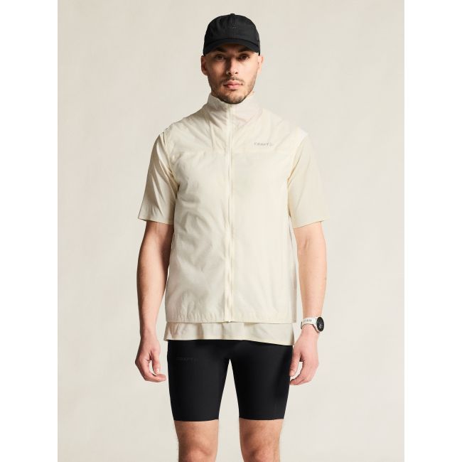 Craft Hypervent Light Wind Vest – Vestă de vânt de alergare ultraușoară - Alb
