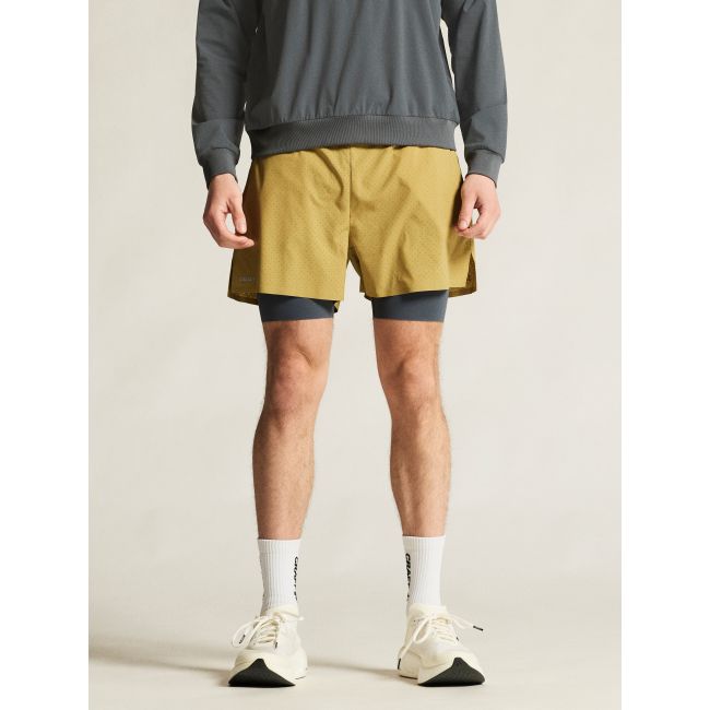 Craft Hypervent 2-in-1 Shorts – Pantaloni scurți de alergare 2 în 1 - Verde