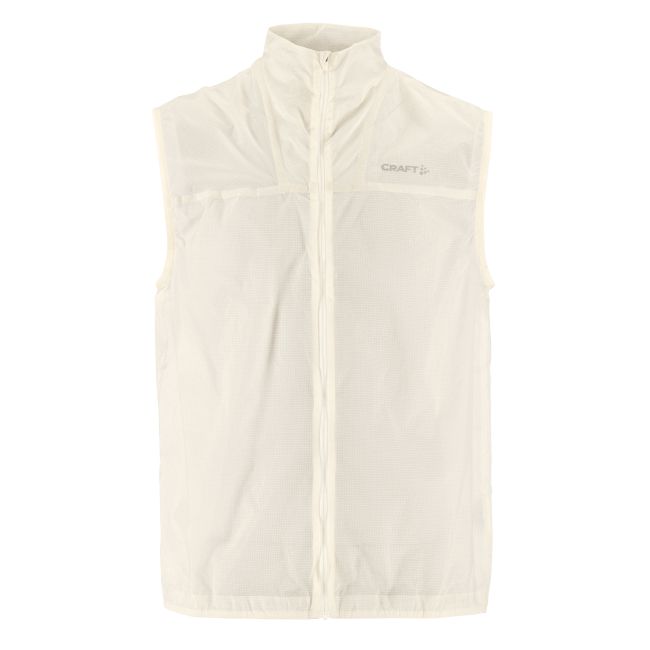 Craft Hypervent Light Wind Vest – Vestă de vânt de alergare ultraușoară - Alb