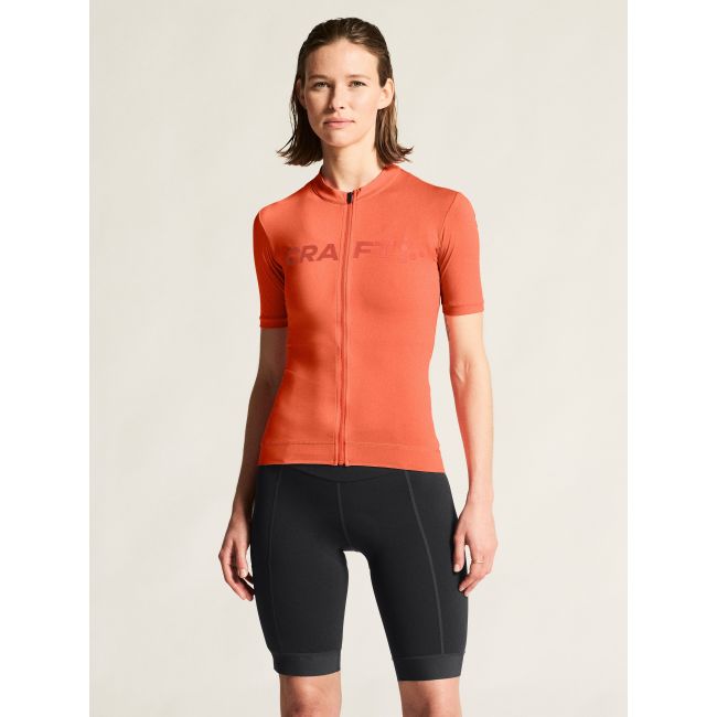Craft Endur Logo Jersey W – Tricou de ciclism cu logo - Roz