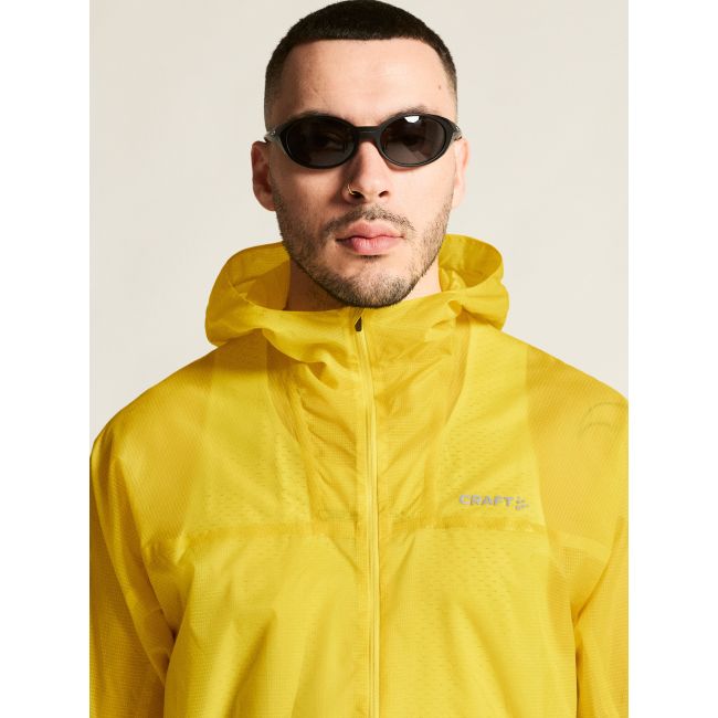 Craft Hypervent Light Wind Jacket – Geacă de vânt de alergare ultraușoară - Galben