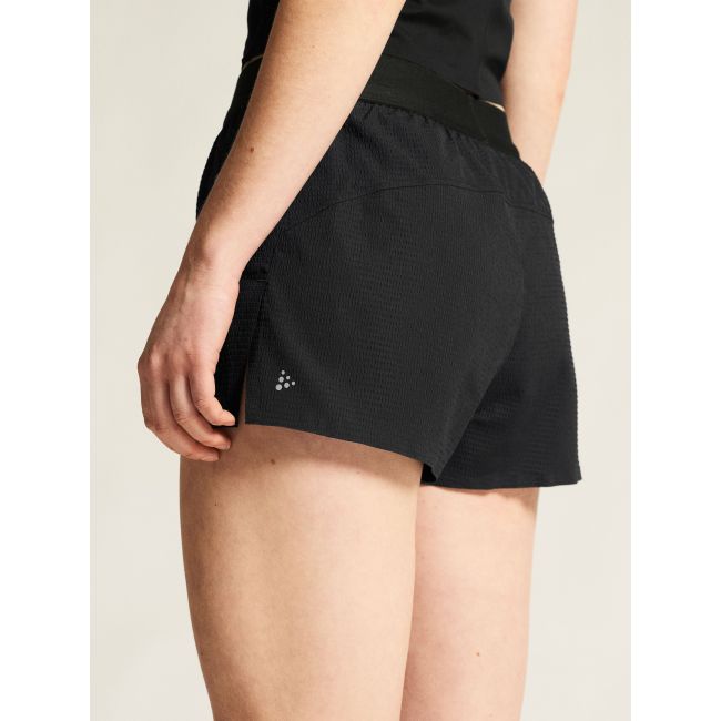Craft Hypervent Structure Shorts W – Pantaloni scurți de alergare cu șliț - Negru