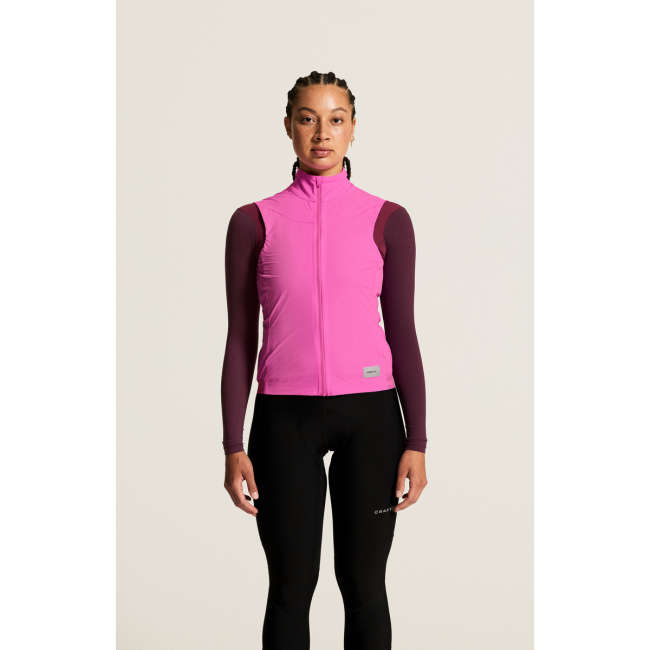 Craft Endur Light Wind Vest W – Vestă de vânt de ciclism ușoară - Roz