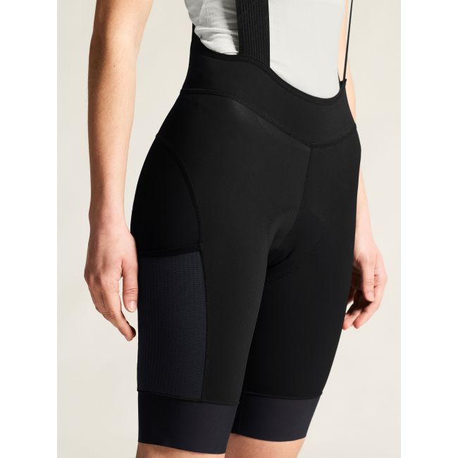 Craft Endur Cargo Bib Shorts C1 W – Pantaloni scurți de ciclism cargo cu bretele, bazon C1 - Negru