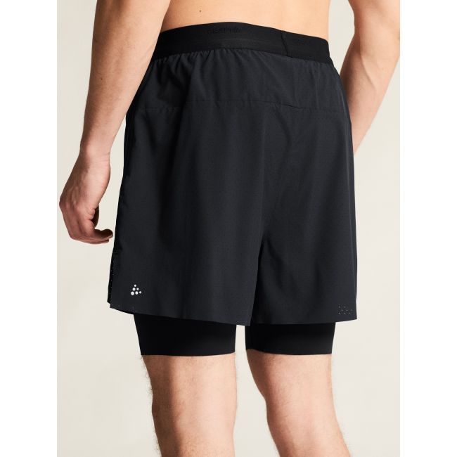 Craft Hypervent 2-in-1 Shorts – Pantaloni scurți de alergare 2 în 1 - Negru
