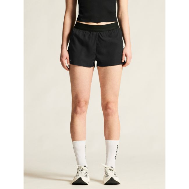 Craft Hypervent Structure Shorts W – Pantaloni scurți de alergare cu șliț - Negru