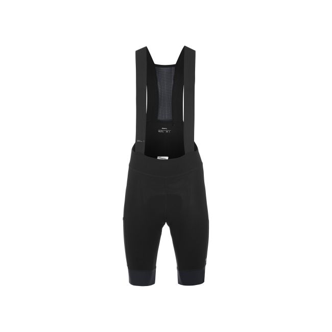 Craft Endur Cargo Bib Shorts C1 W – Pantaloni scurți de ciclism cargo cu bretele, bazon C1 - Negru