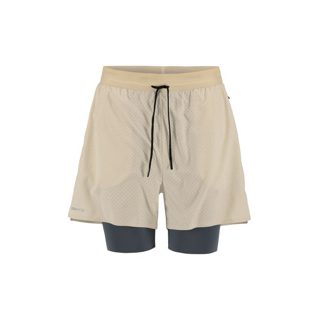 Craft Hypervent 2-in-1 Shorts – Pantaloni scurți de alergare 2 în 1 - Bej