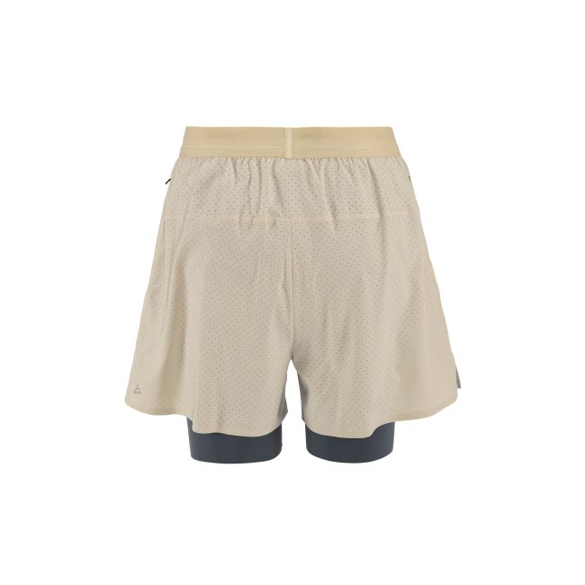 Craft Hypervent 2-in-1 Shorts – Pantaloni scurți de alergare 2 în 1 - Bej