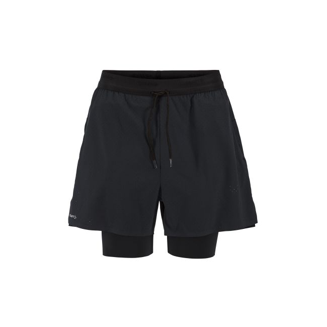 Craft Hypervent 2-in-1 Shorts – Pantaloni scurți de alergare 2 în 1 - Negru