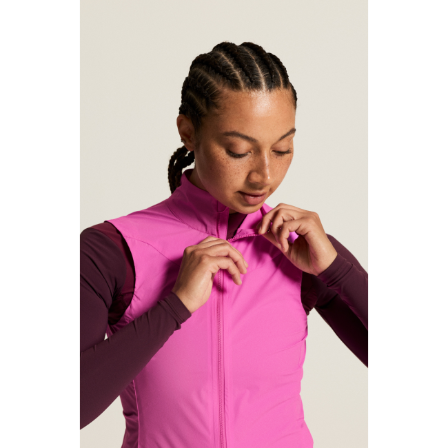 Craft Endur Light Wind Vest W – Vestă de vânt de ciclism ușoară - Roz