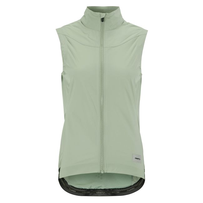 Craft Endur Light Wind Vest W – Vestă de vânt de ciclism ușoară - Verde