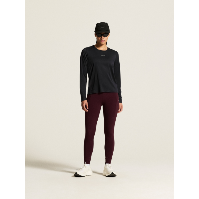Craft Hypervent Longsleeve W – Bluză de alergare cu mânecă lungă - Negru