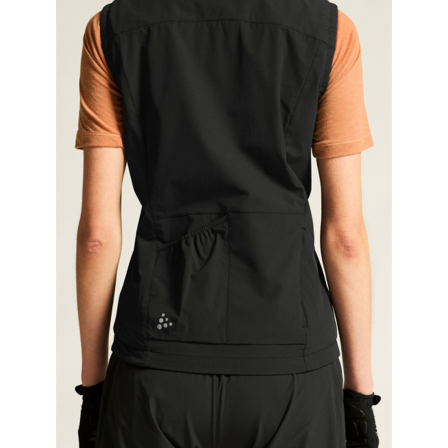 Craft Everyday Thermal Wind Vest W – Vestă de ciclism caldă anti-vânt - Negru