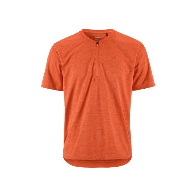 Craft Everyday HZ SS Jersey – Tricou de ciclism cu fermoar scurt - Roșu