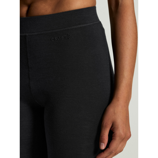 Craft Wool 95 Knickers W – Pantaloni 3/4 strat de bază din lână merinos 95% - Negru