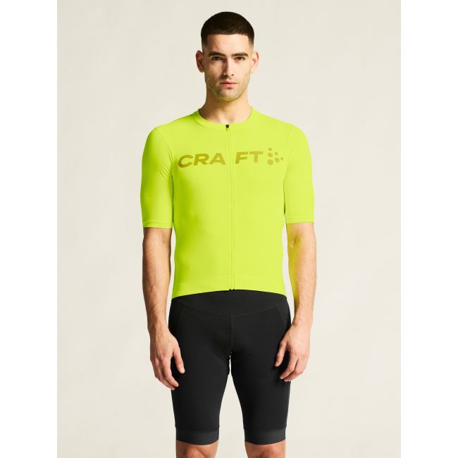 Craft Endur Logo Jersey – Tricou de ciclism cu logo - Galben