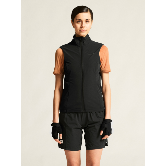 Craft Everyday Thermal Wind Vest W – Vestă de ciclism caldă anti-vânt - Negru