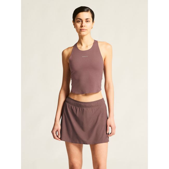 Craft Hypervent Cropped Pocket Singlet W – Top scurt de alergare cu buzunare - Mov