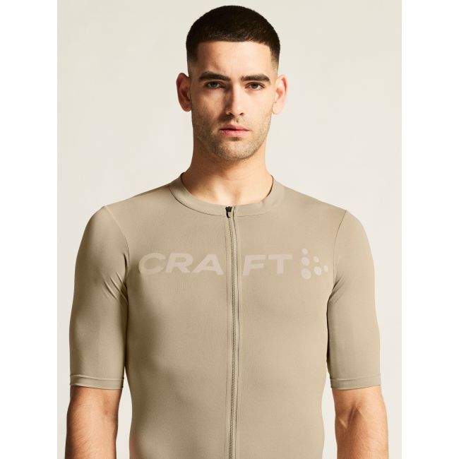 Craft Endur Logo Jersey – Tricou de ciclism cu logo - Bej