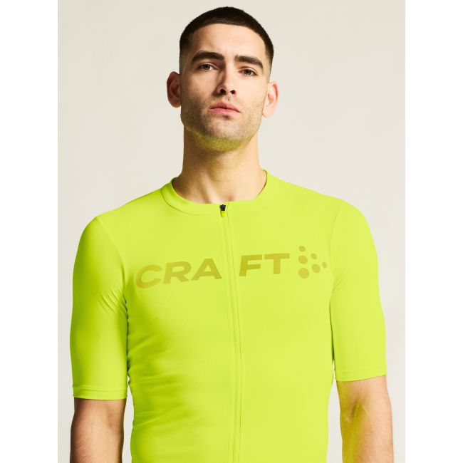 Craft Endur Logo Jersey – Tricou de ciclism cu logo - Galben
