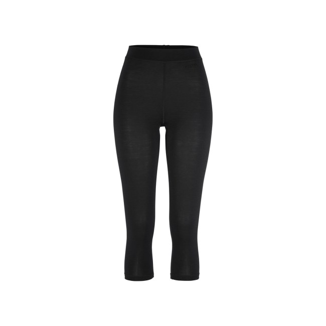 Craft Wool 95 Knickers W – Pantaloni 3/4 strat de bază din lână merinos 95% - Negru