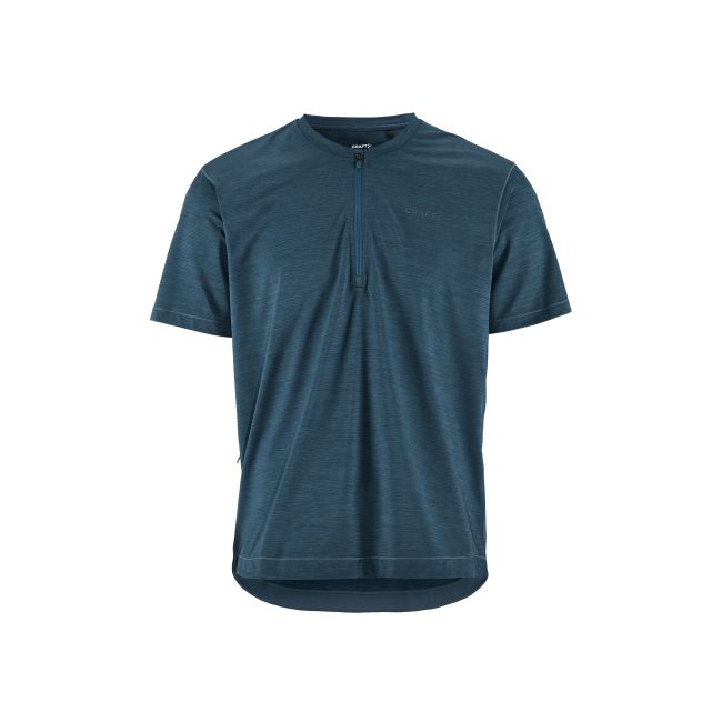Craft Everyday HZ SS Jersey – Tricou de ciclism cu fermoar scurt - Albastru