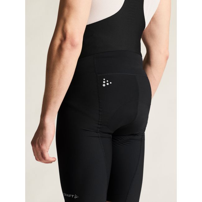 Craft Endur Aero Bib Shorts C1 – Pantaloni scurți de ciclism aero cu bretele, bazon C1 - Negru