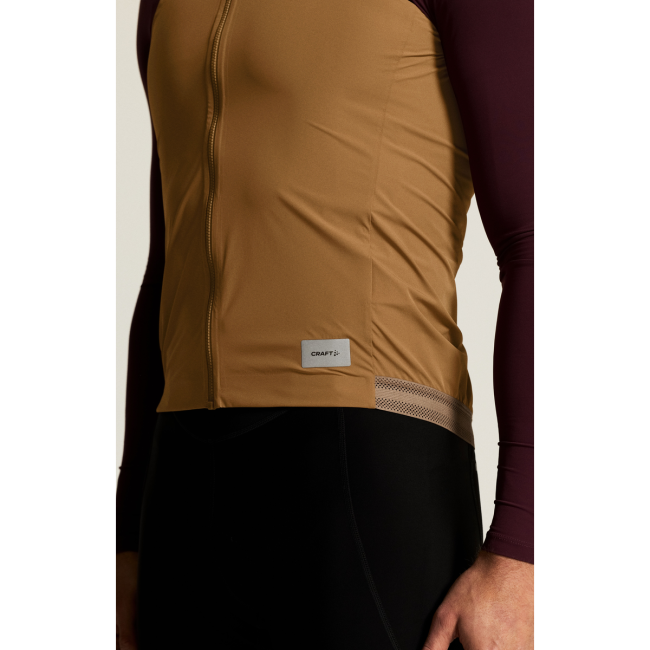 Craft Endur Light Wind Vest – Vestă de vânt de ciclism ușoară - Maro