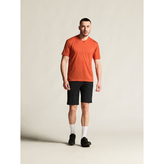 Craft Everyday HZ SS Jersey – Tricou de ciclism cu fermoar scurt - Roșu