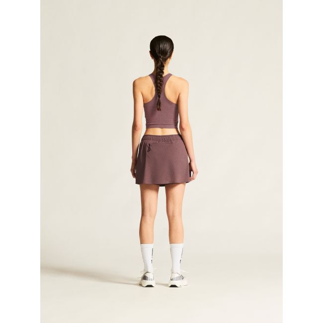 Craft Hypervent Cropped Pocket Singlet W – Top scurt de alergare cu buzunare - Mov