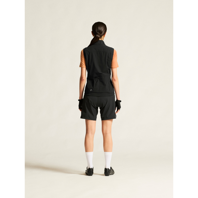 Craft Everyday Thermal Wind Vest W – Vestă de ciclism caldă anti-vânt - Negru