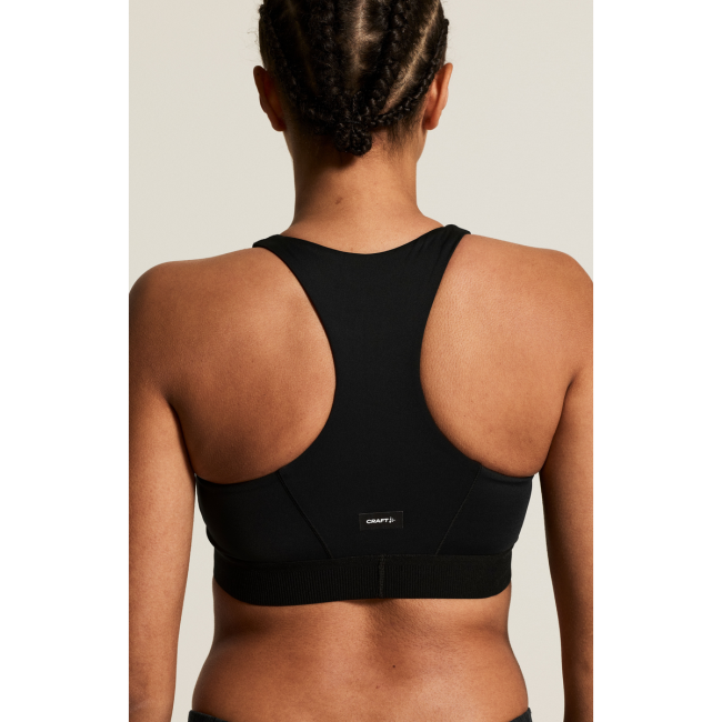 Craft Wool Hybrid Sports Bra W – Bustieră sport cu lână - Negru